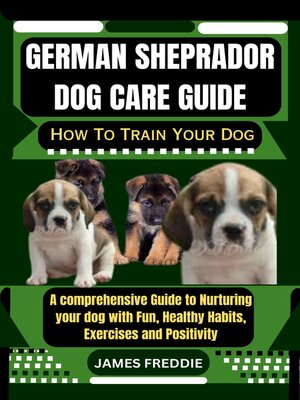 cover image of German Sheprador  Dog care guide